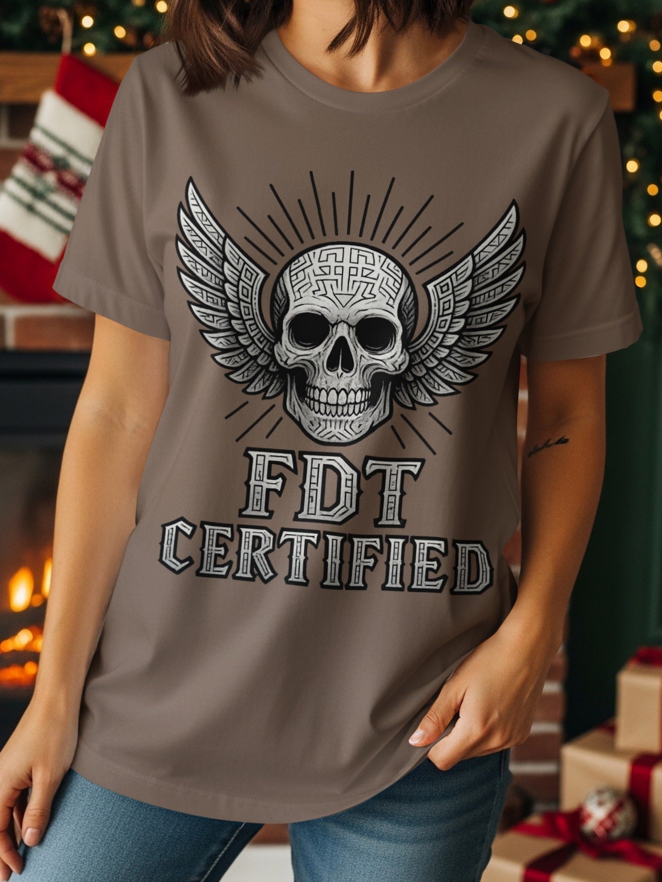 FDT Certified Skull Wings Graphic Tee Product