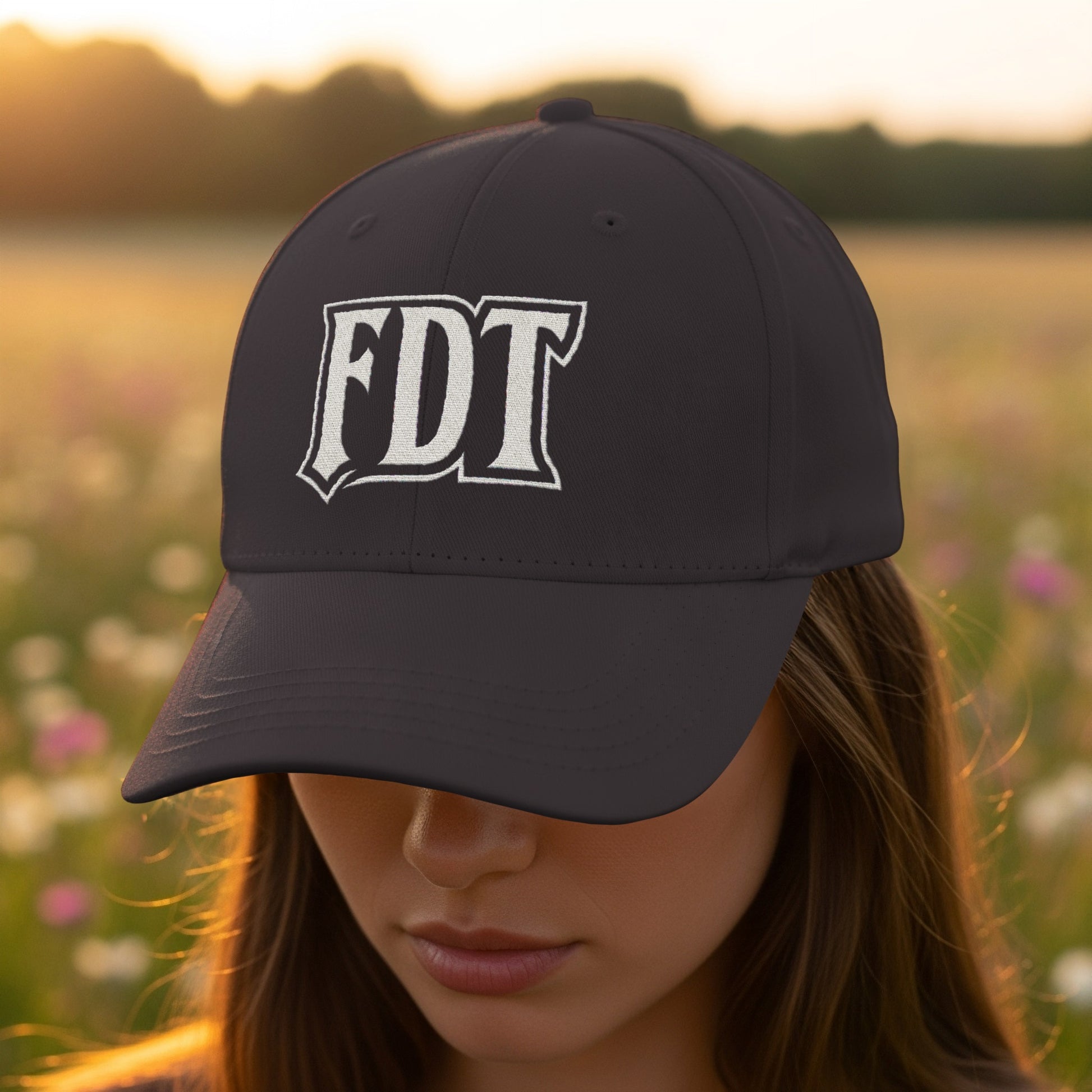 Classic FDT Logo Black Adjustable Baseball Cap product