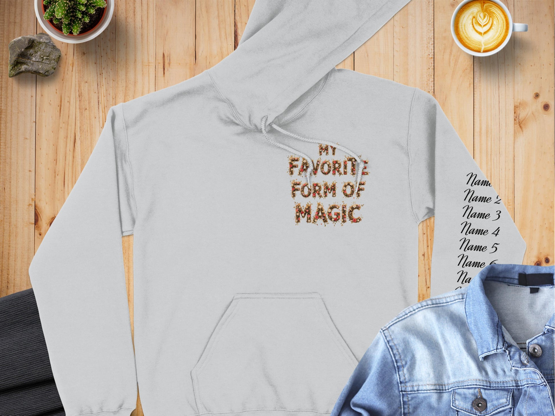 My Favorite Form of Magic Printed Hoodie Product