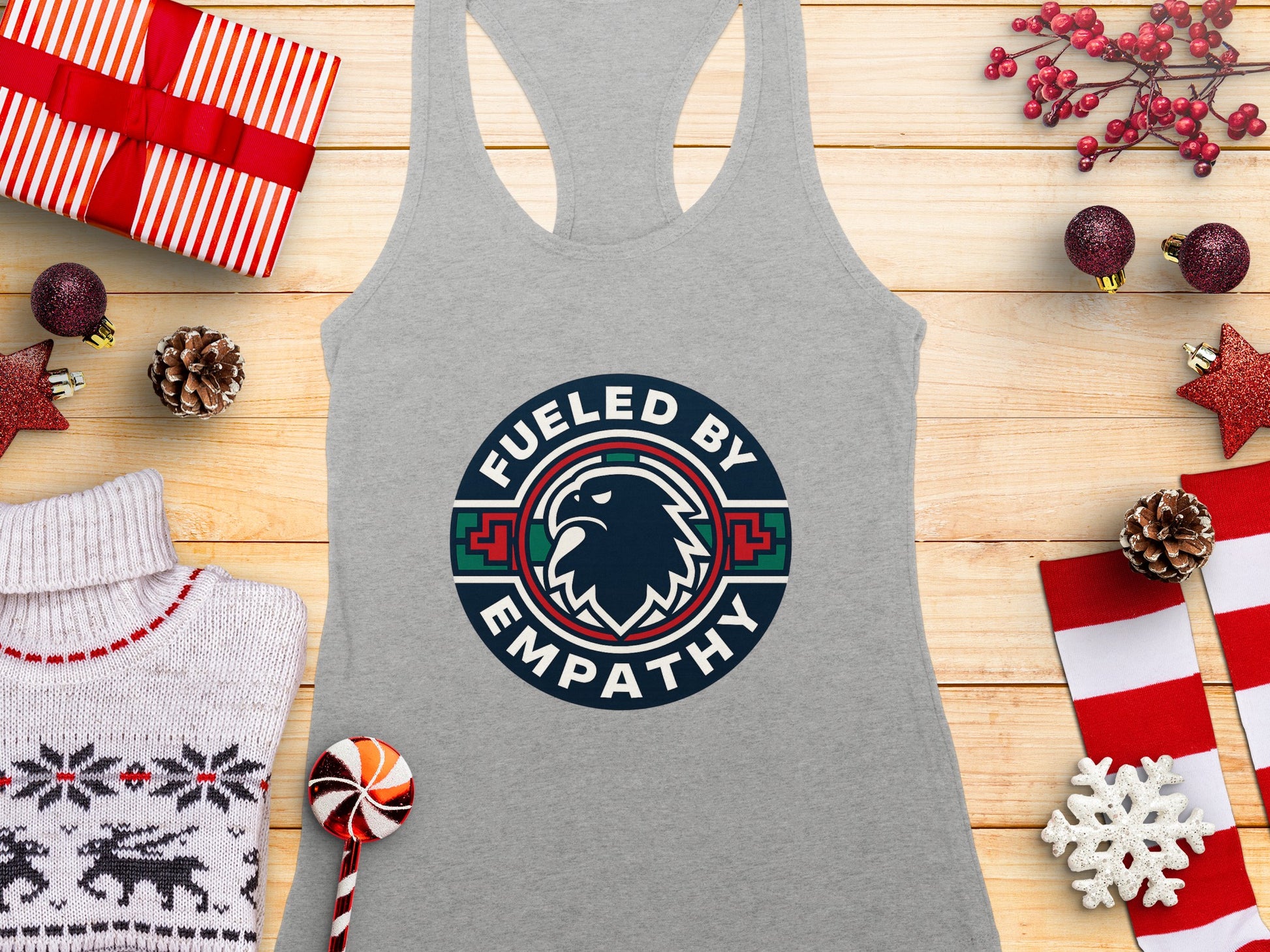 Fueled by Empathy Eagle Graphic Tank Top