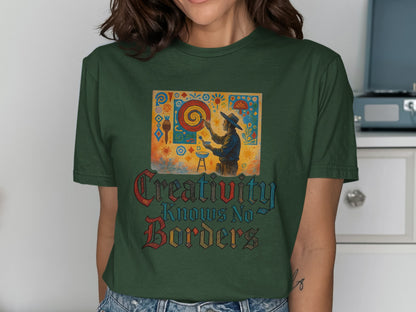 Creativity Knows No Borders Graphic Tee product