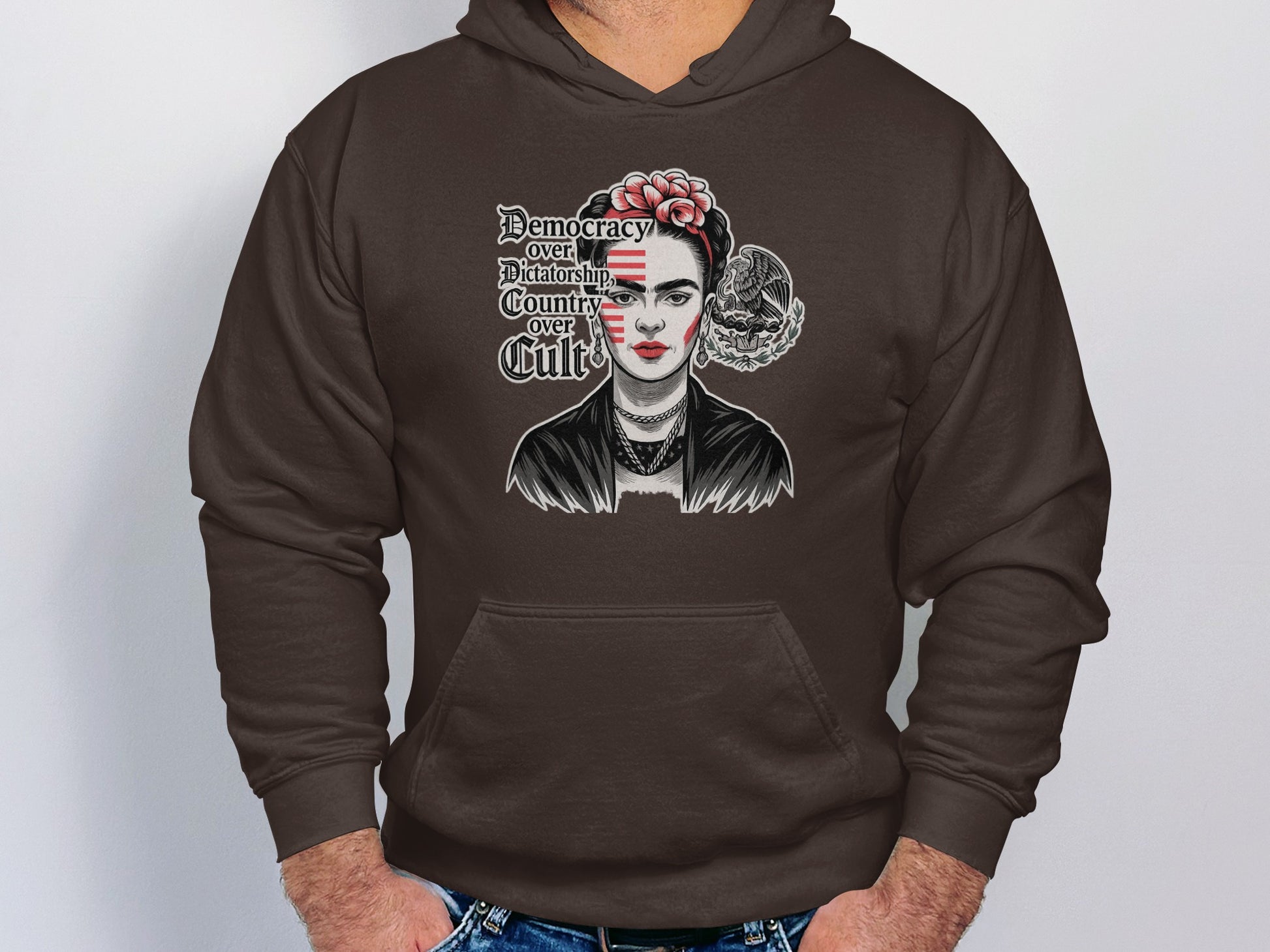 Democracy Over Dictatorship Country Over Cult Hoodie product