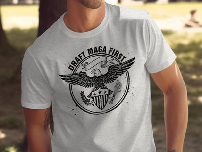 Draft Maga First American Eagle Graphic T-Shirt