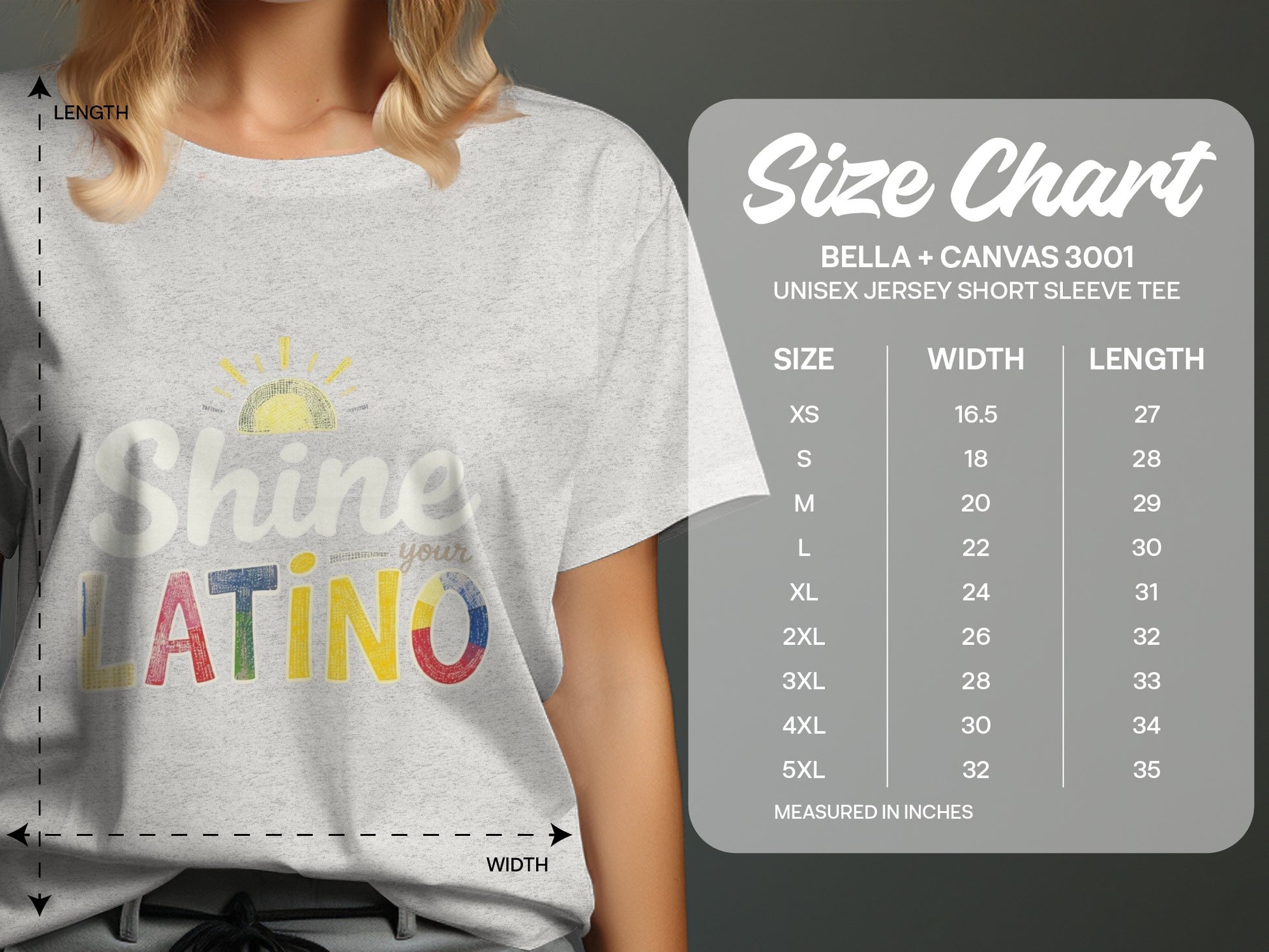 Shine Your Latino Unisex Jersey Short Sleeve Tee product