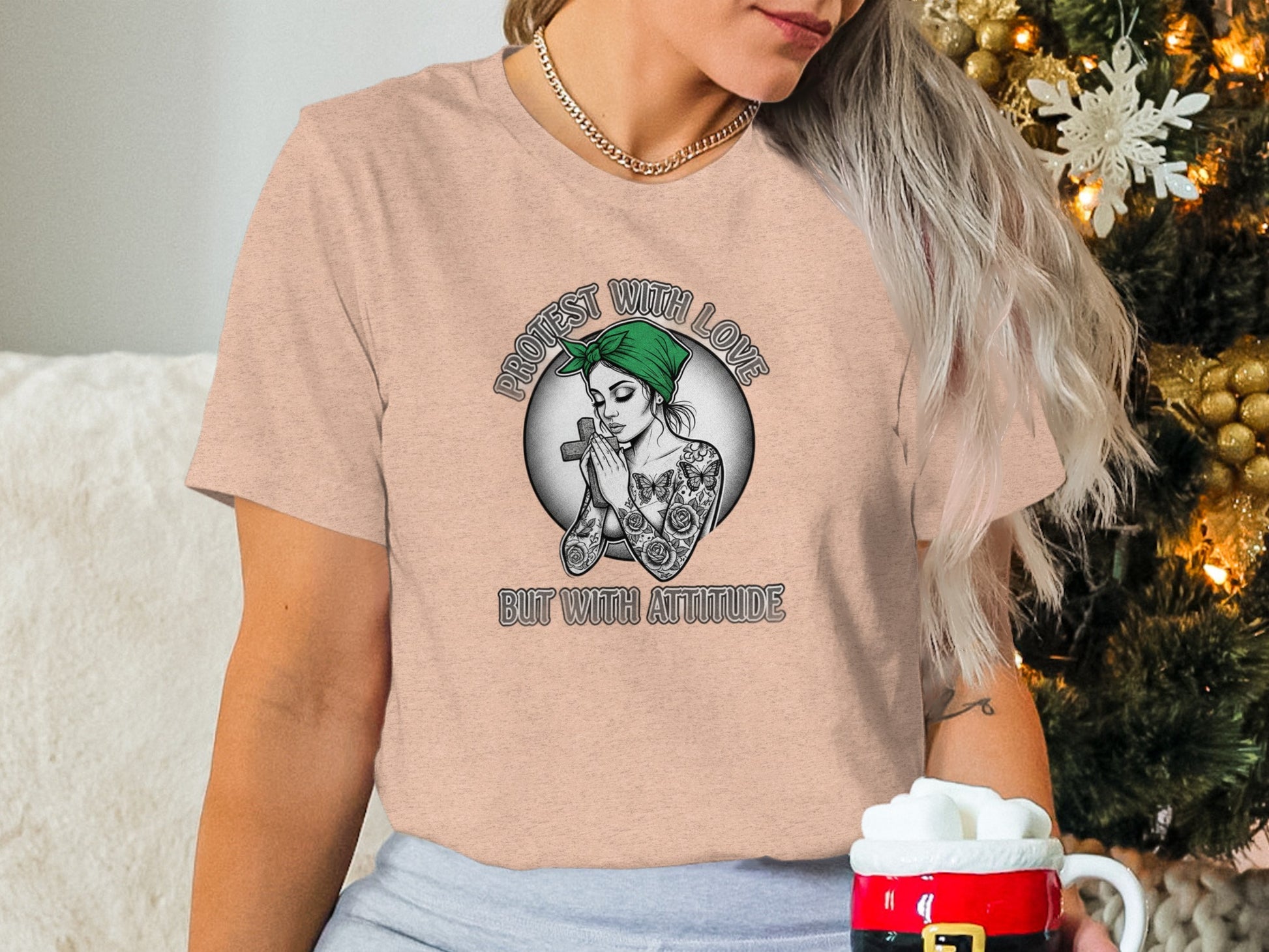 Prayest with Love But with Attitude T-shirt