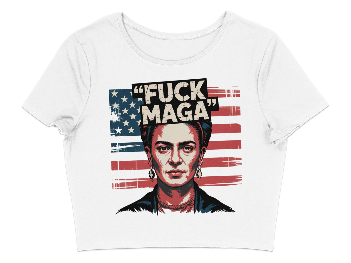 Feminist Slogan with Flag Graphic T-shirt product