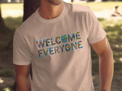 Welcome Everyone Graphic Short Sleeve Tee