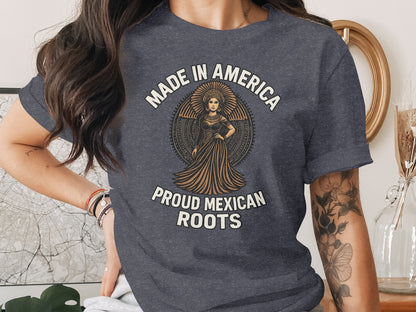 Made in America Proud Mexican Roots Graphic T-shirt product