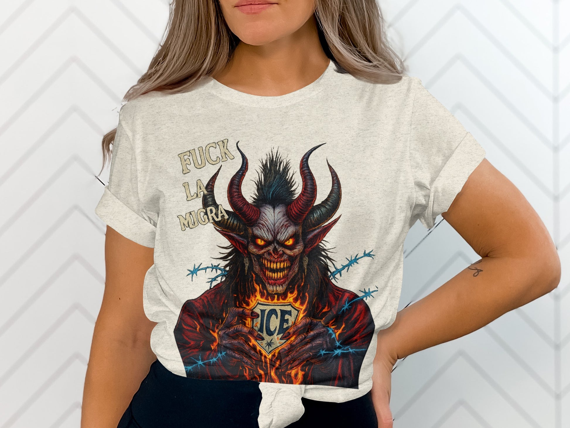 Graphic Shirt with Intriguing Demon Character product