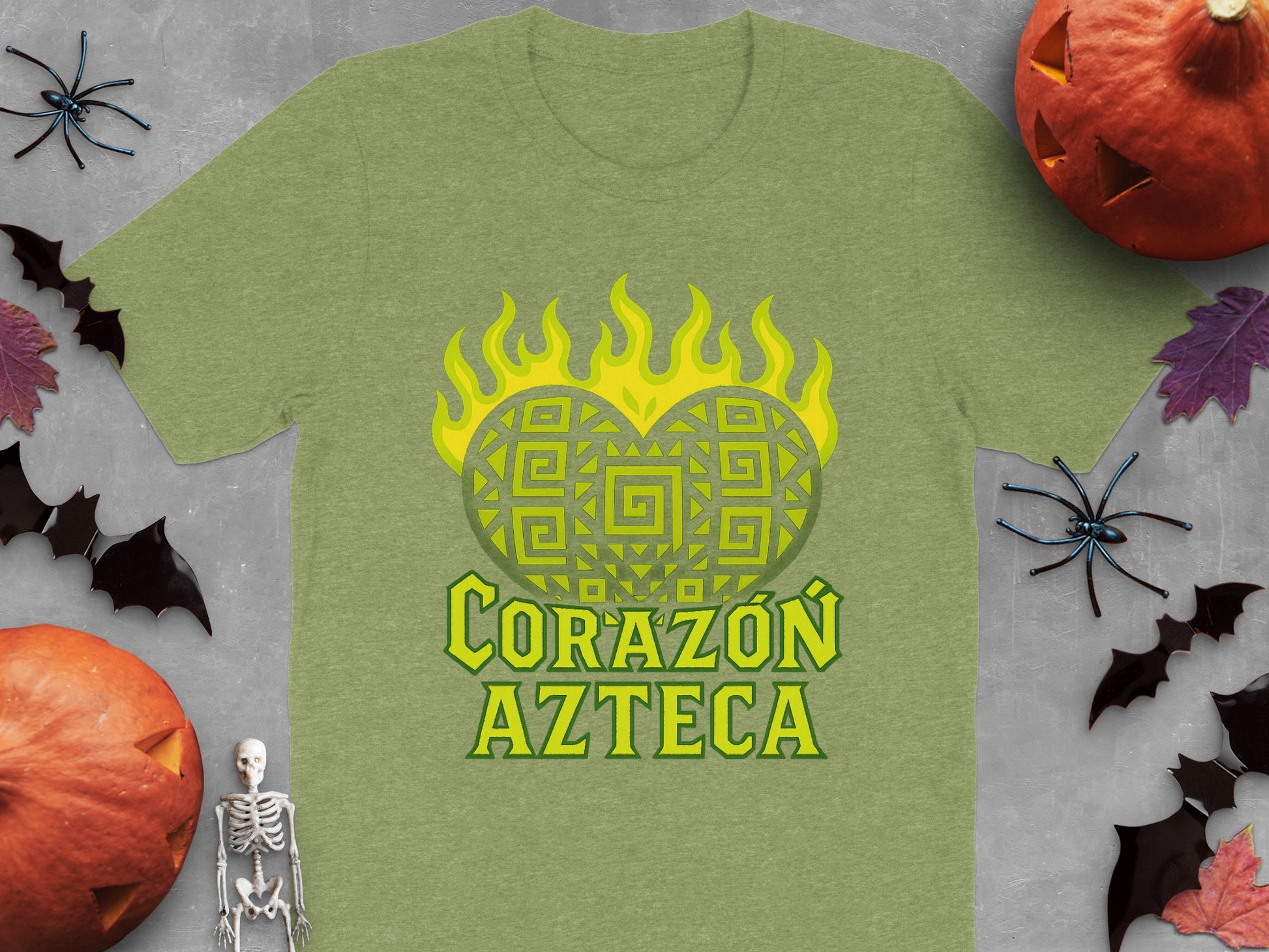 Corazón Azteca Graphic T-Shirt product type