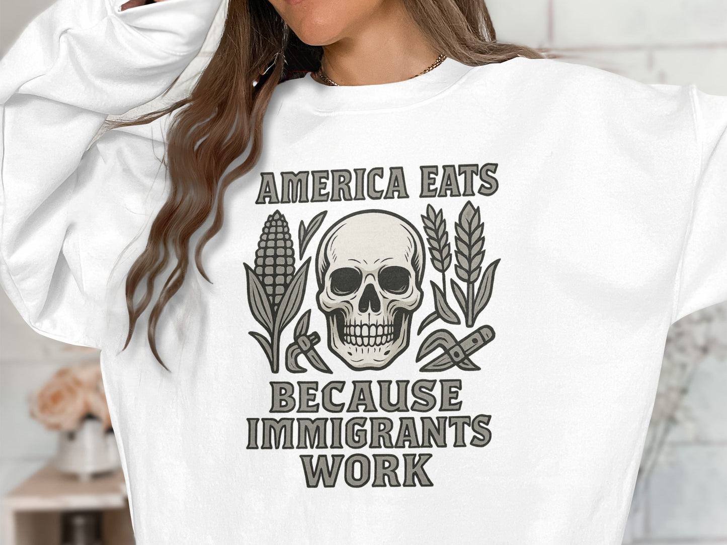 America Eats Because Immigrants Work product type