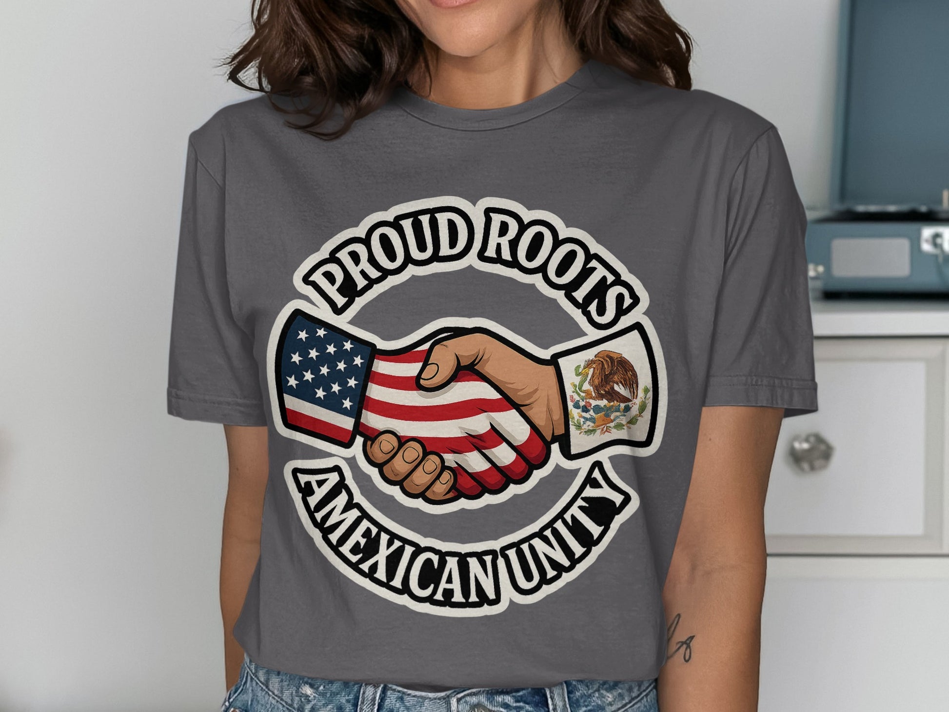 Proud Roots Mexican Unity Graphic T-Shirt product