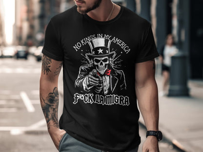 No Kings In My America F*ck La Migra T-Shirt product type