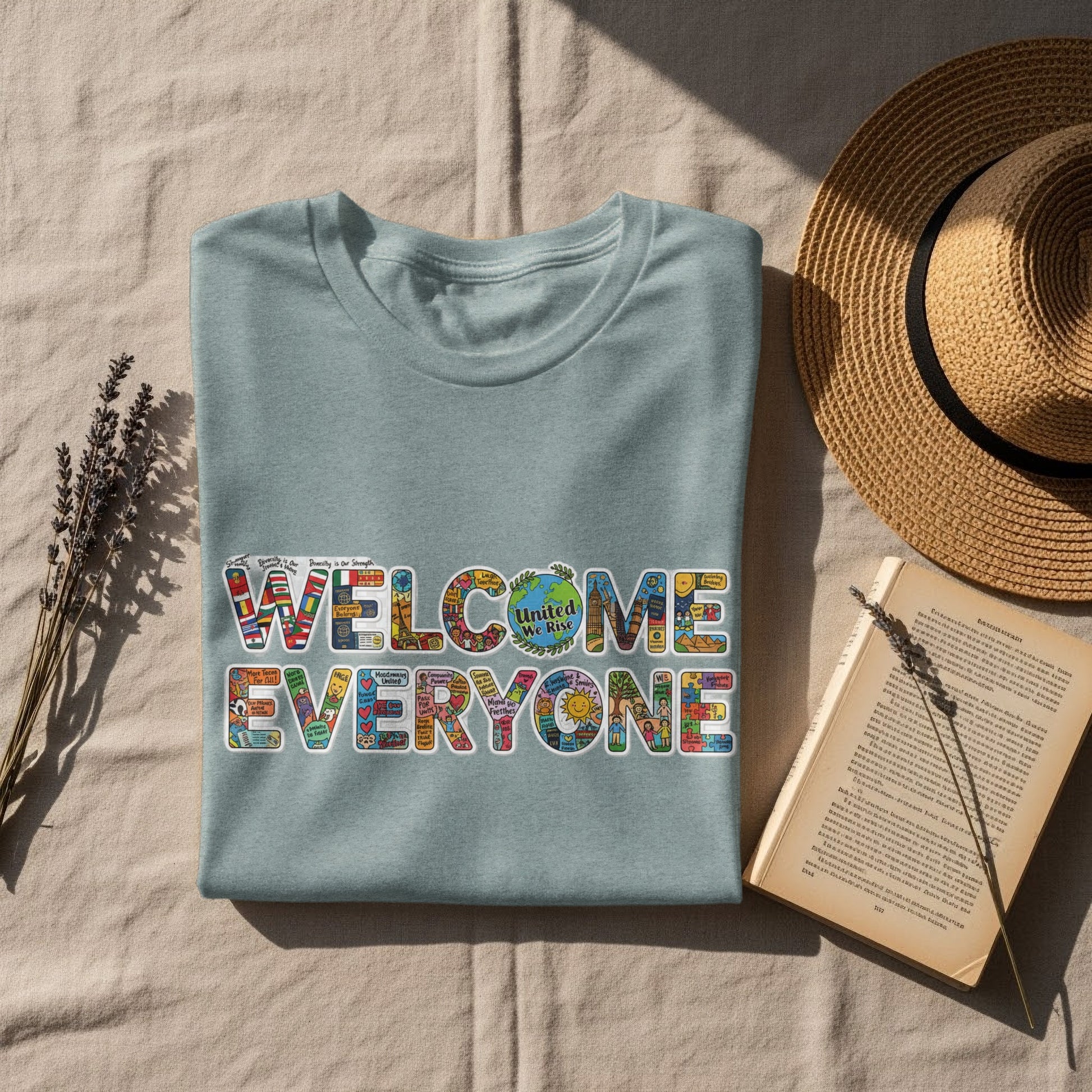 Welcome Everyone Graphic Tee Shirt