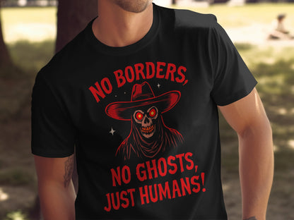 No Borders No Ghosts Just Humans Skeleton product type