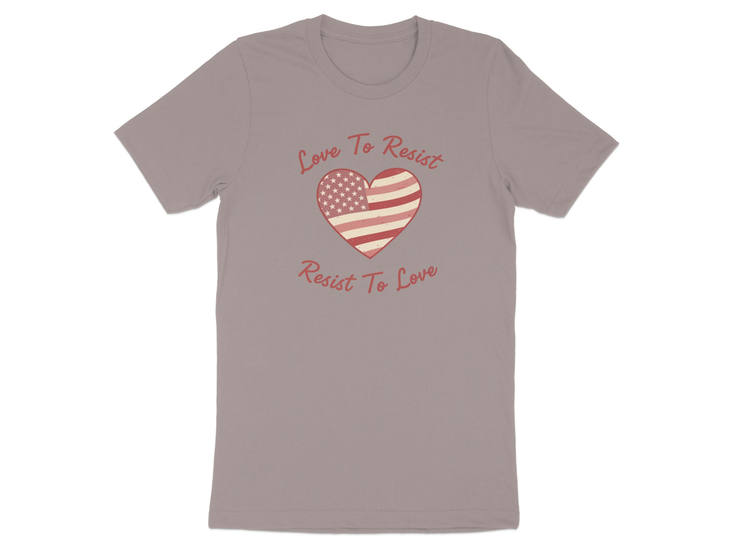 Love To Resist Resist To Love Heart Design Shirt