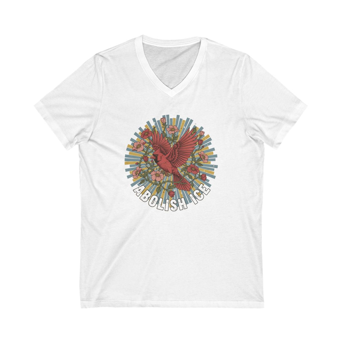 Abolish ICE Graphic V-neck T-shirt product type