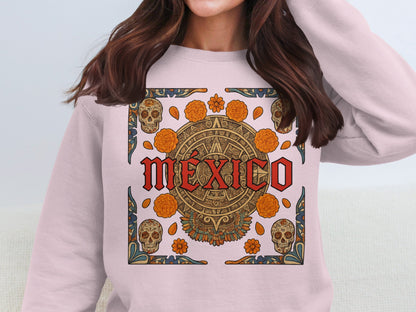 Vibrant Mexico Themed Sweatshirt for Fashion Lovers