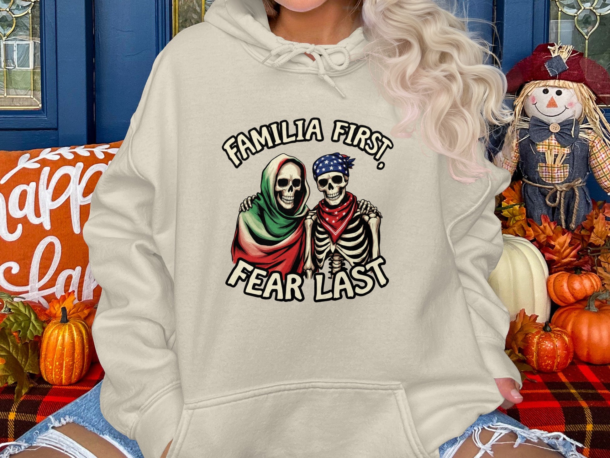 Familia First Fear Last Fun Skeleton Hoodie product