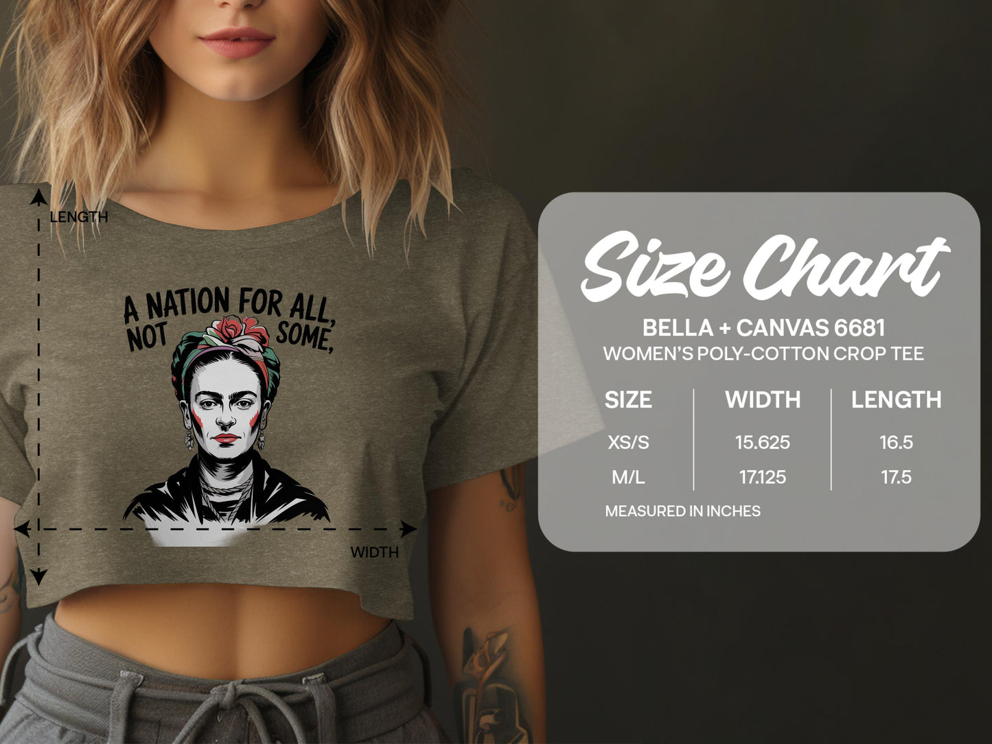A Nation For All Not Just Some Women's Crop Top product