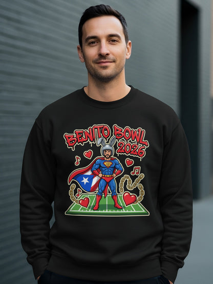 Benito Bowl 2026 Superhero Design Sweatshirt