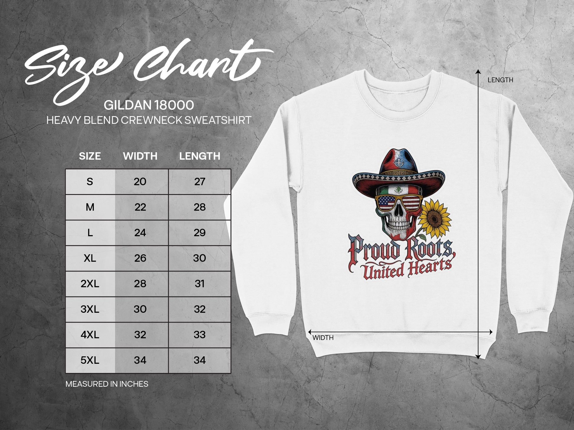 Proud Roots United Hearts Skull Graphic Sweatshirt product