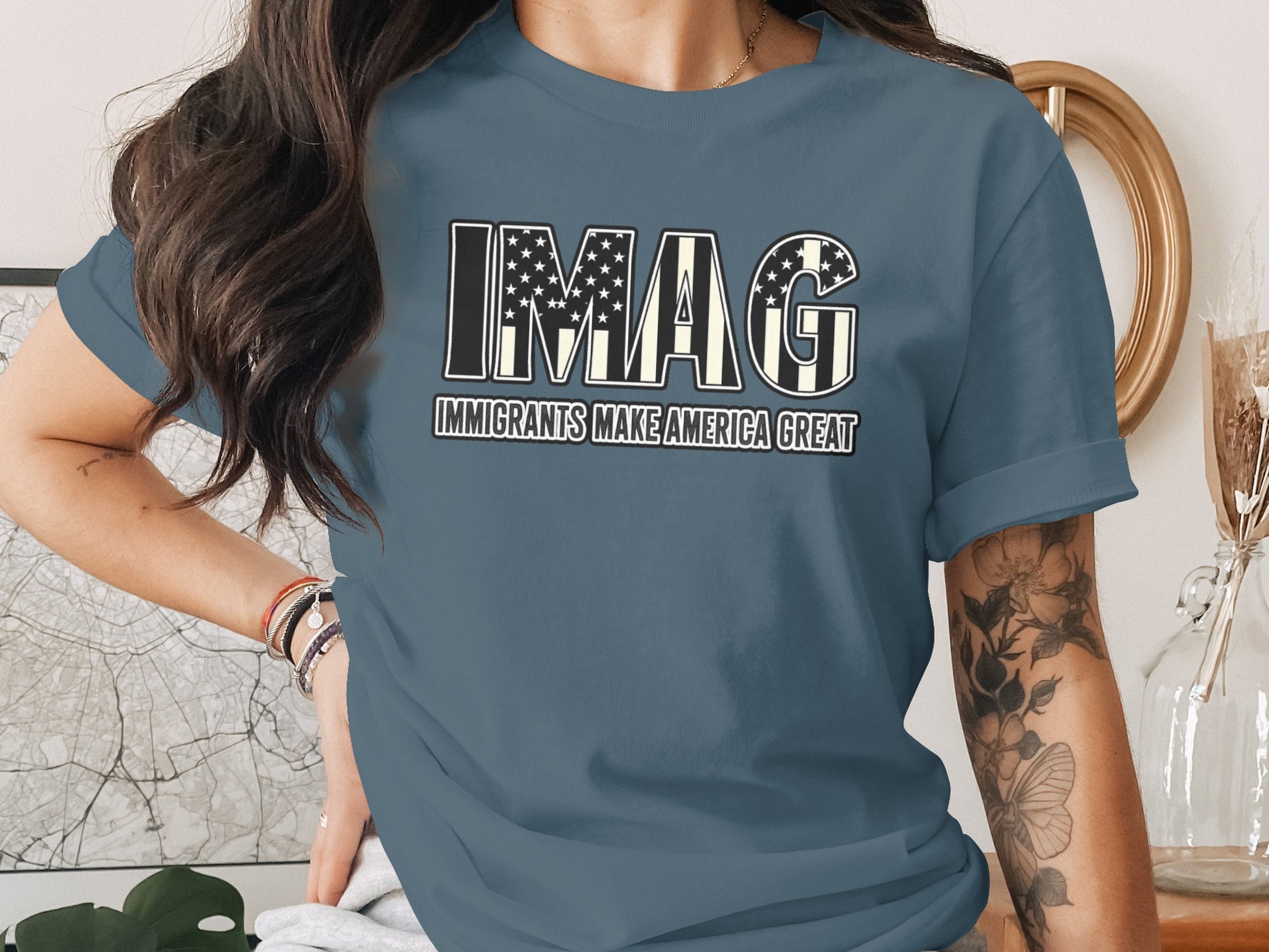 Immigrants Make America Great Statement T-Shirt product type