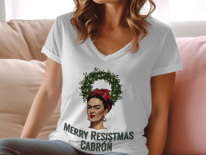 Merry Resistmas Cabrón Graphic Tee