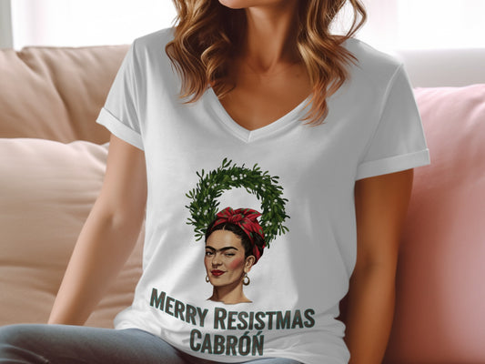 Merry Resistmas Cabrón Graphic Tee