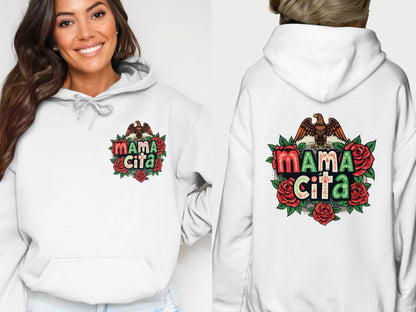 Mama Cita Eagle and Roses Graphic Hoodie product