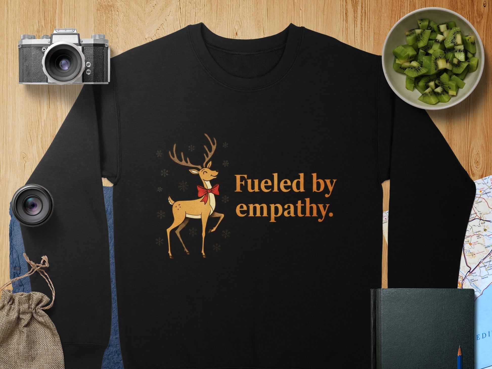 Fueled by empathy reindeer design product