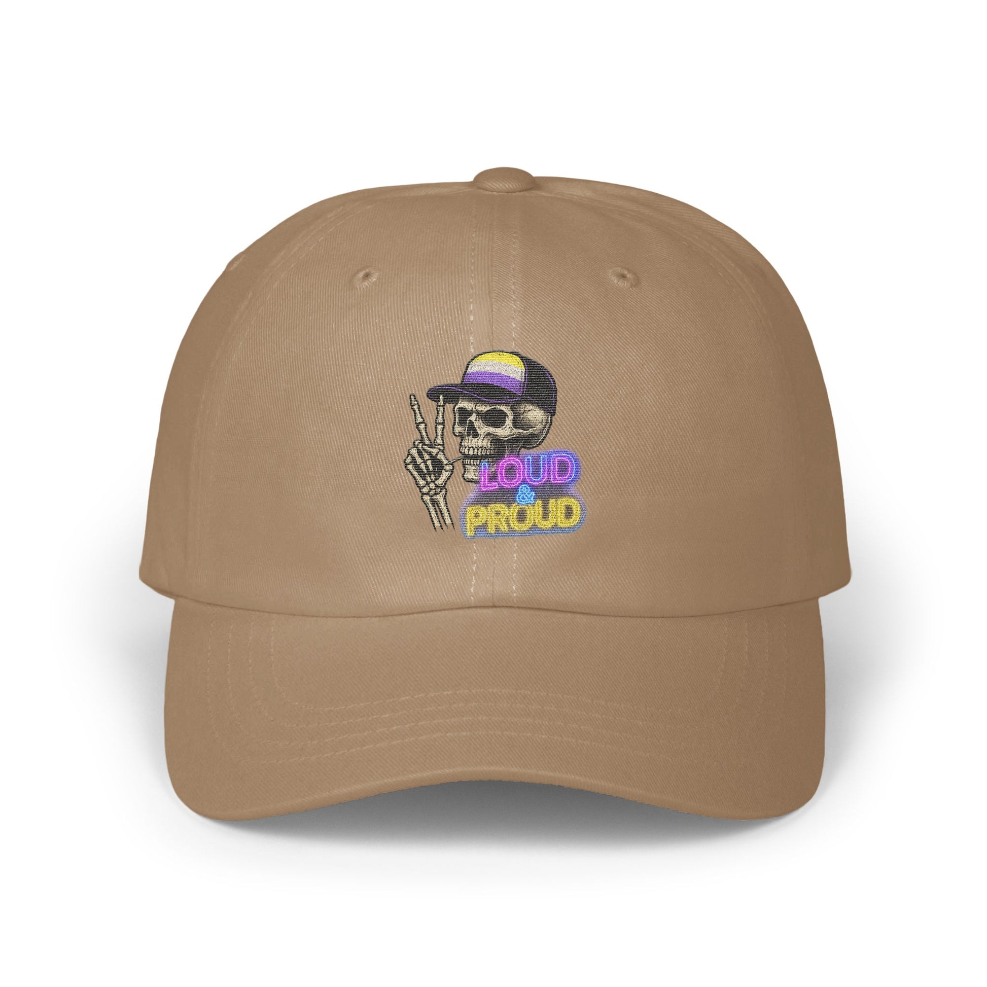 Loud Proud Skeleton Cap Unique Embroidered Design product