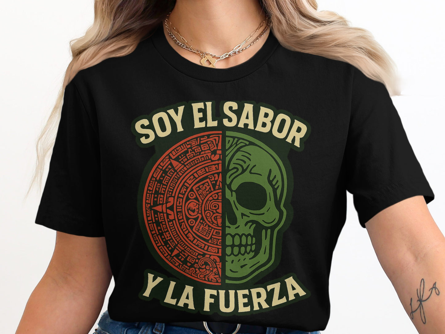 Soy El Sabor Y La Fuerza Graphic Tee Shirt product type