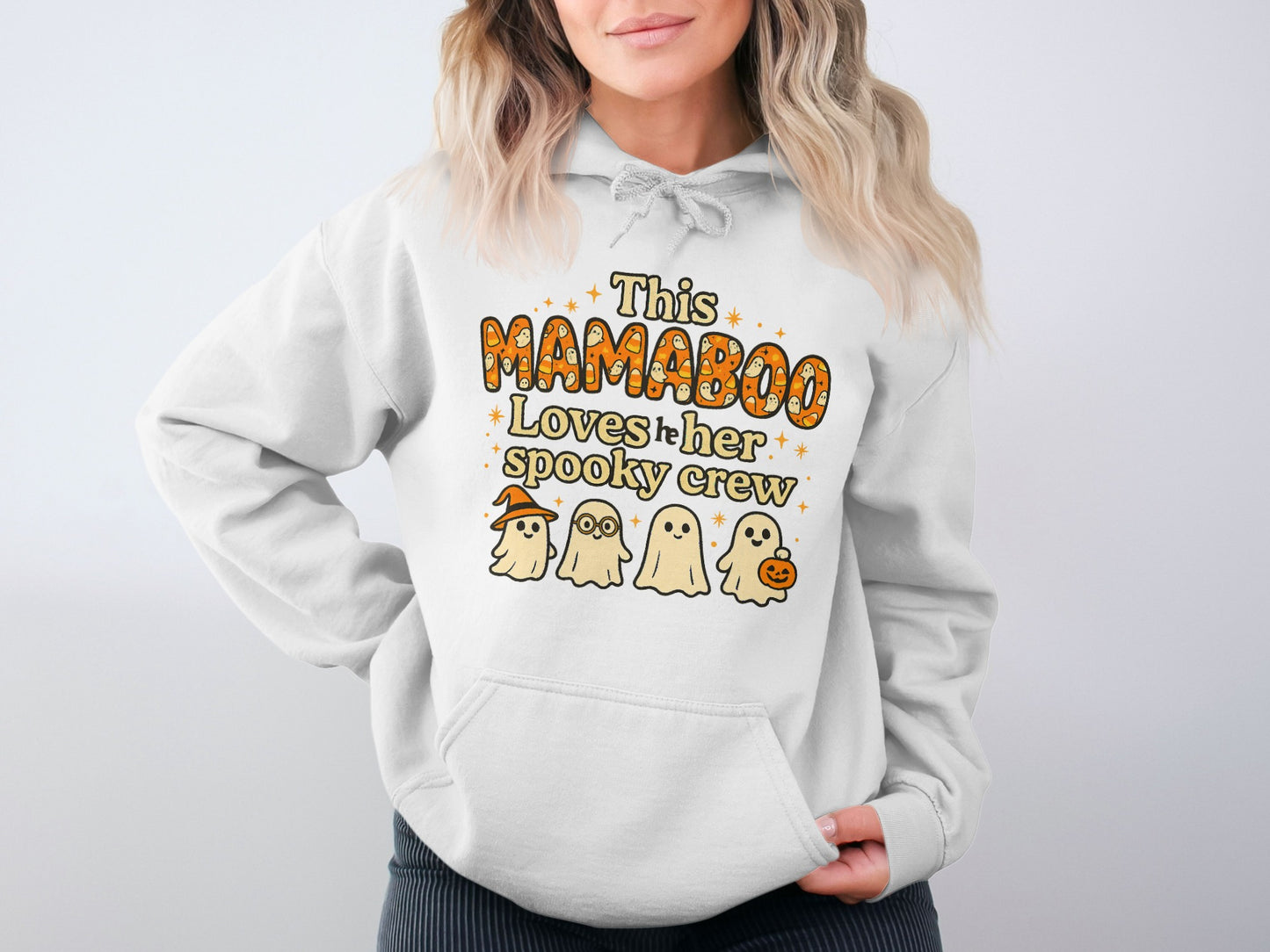 This Mamaboo Loves Her Spooky Crew Hoodie Product Type