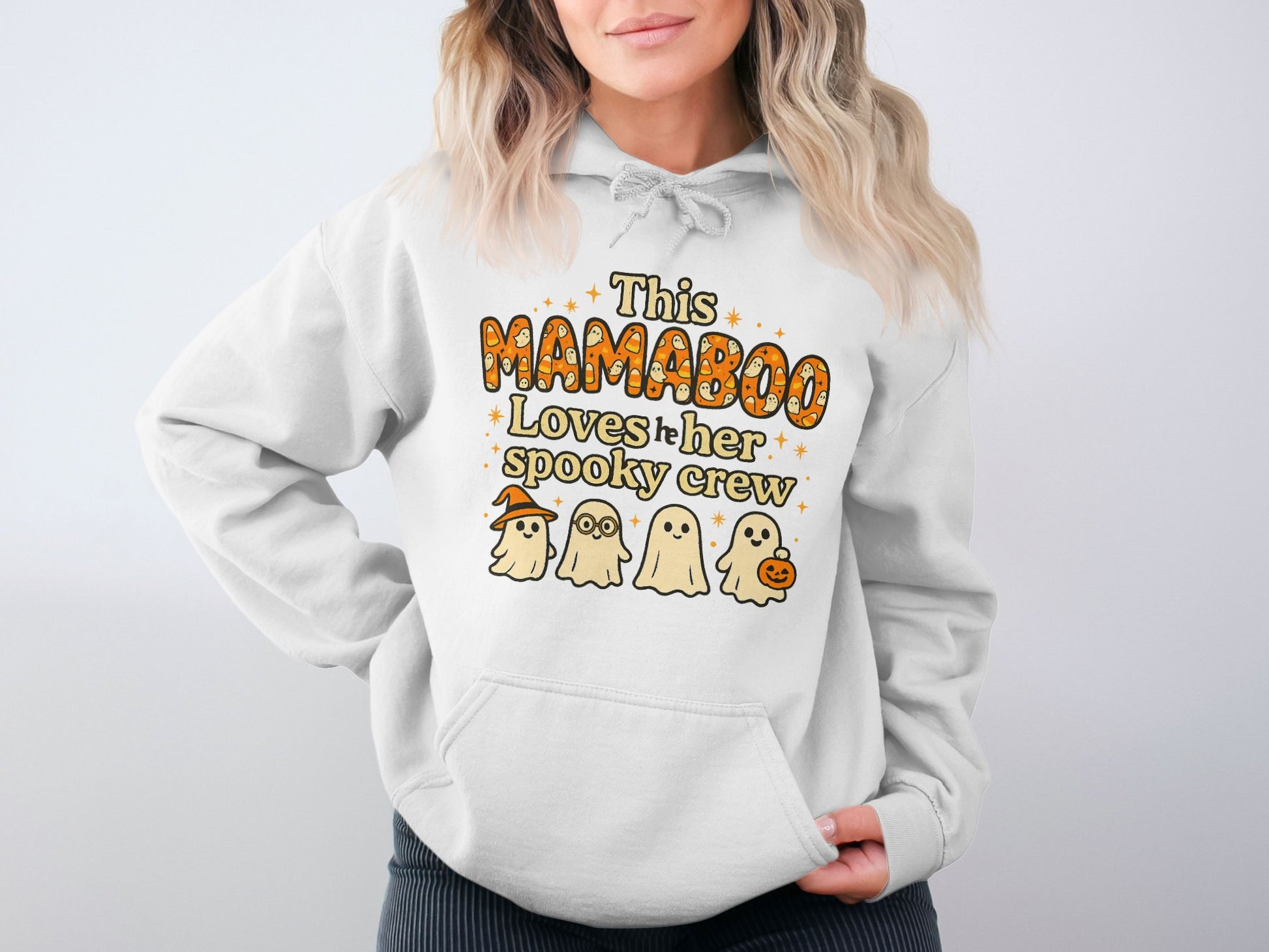 This Mamaboo Loves Her Spooky Crew Hoodie Product Type