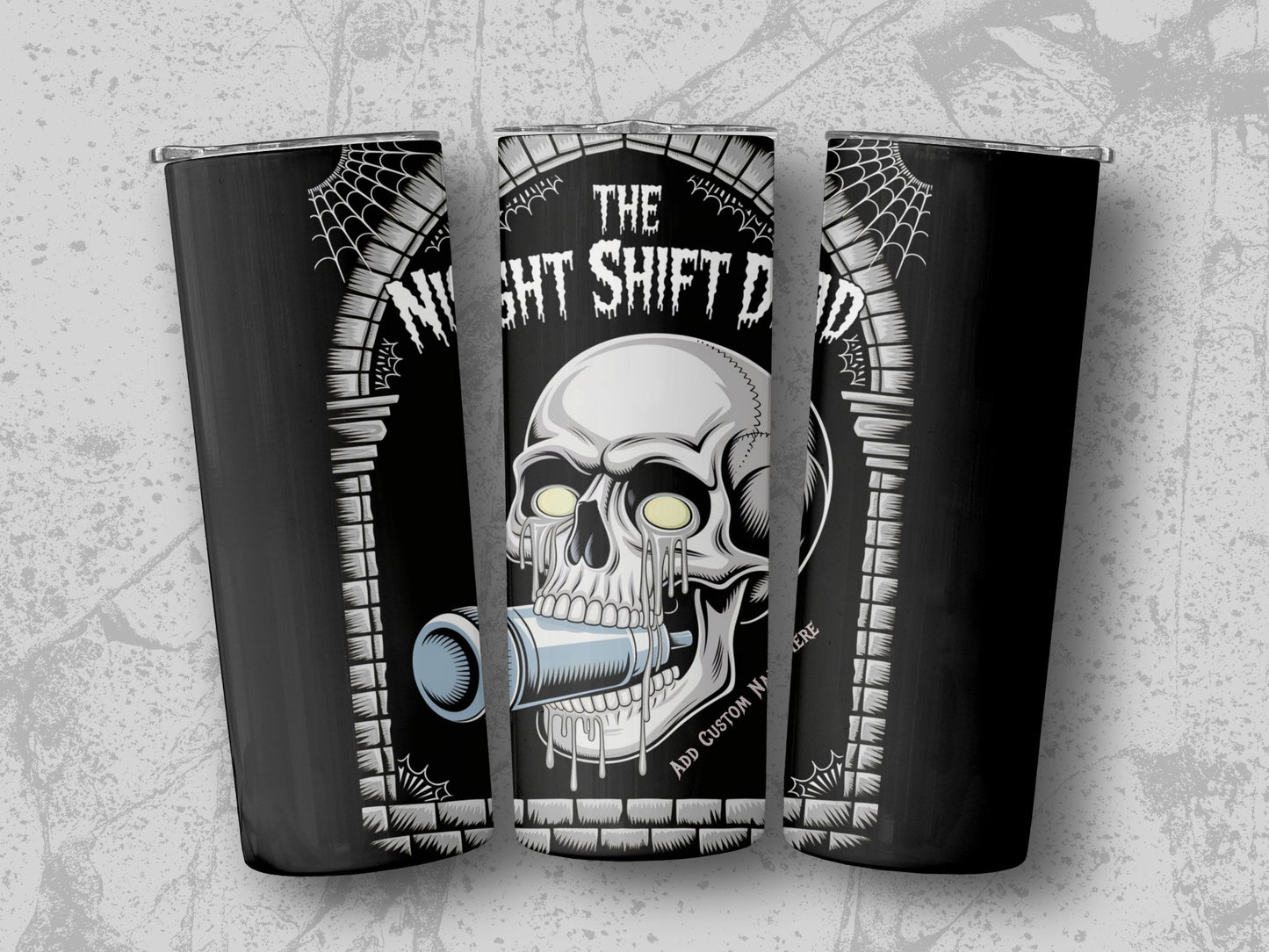 The Night Shift Dead Skull Tumbler Custom Product