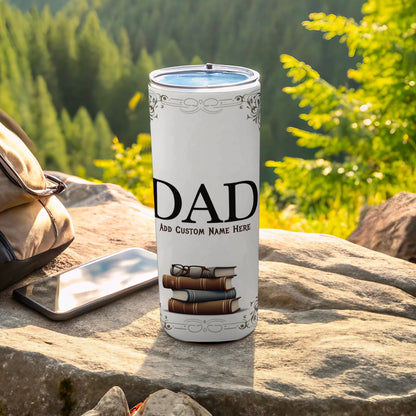 Personalized Dad Tumbler With Custom Name Product