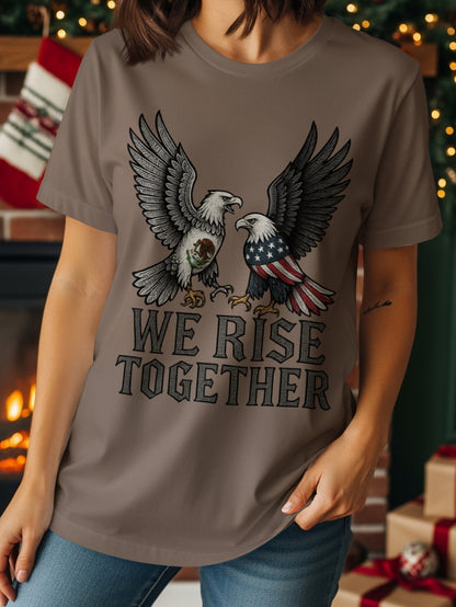 We Rise Together Bald Eagles Graphic Tee Product