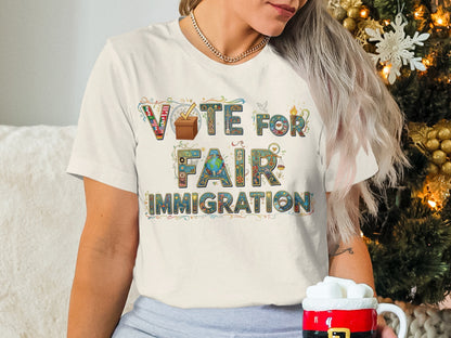 Vote For Fair Immigration T-shirt