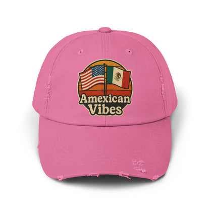 American Mexican Vibes Distressed Pink Cap product type