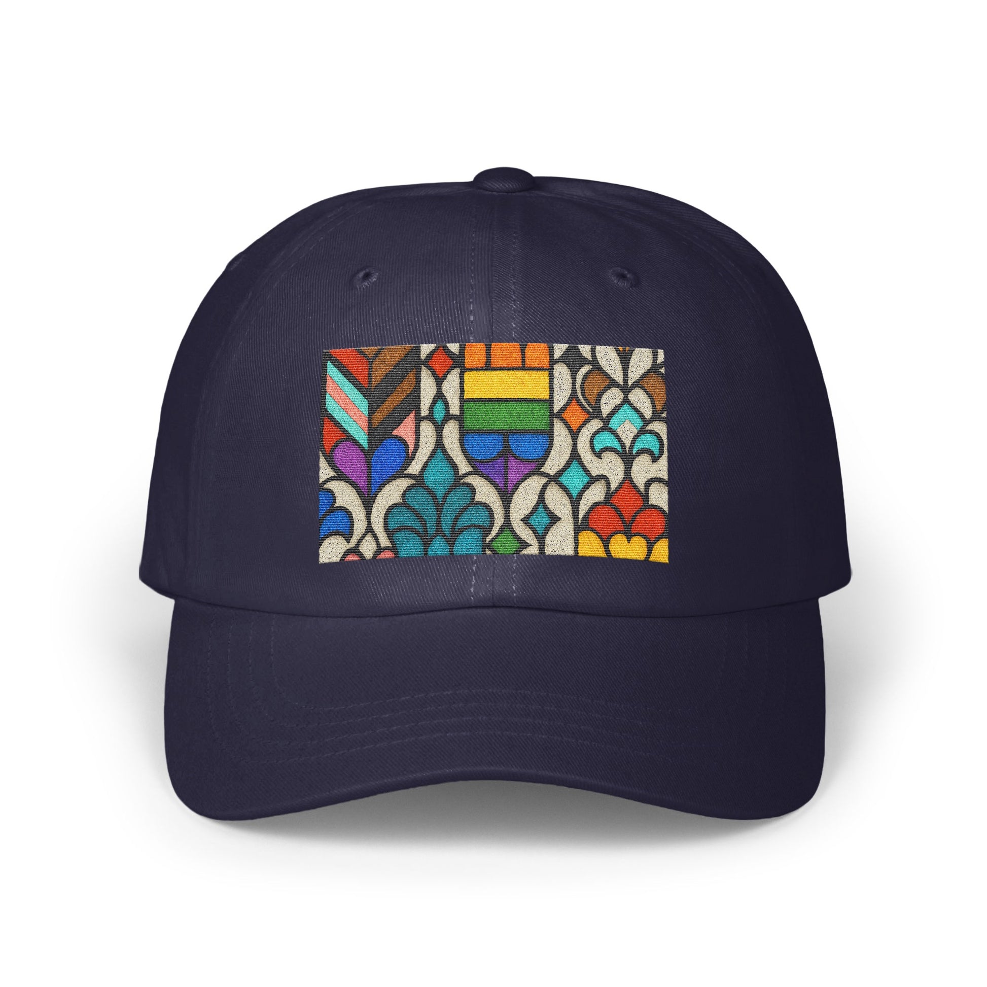 Colorful Geometric Pattern on Trendy Cap product type