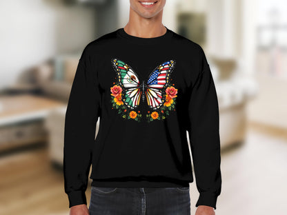 American Flag Butterfly Graphic Sweatshirt product