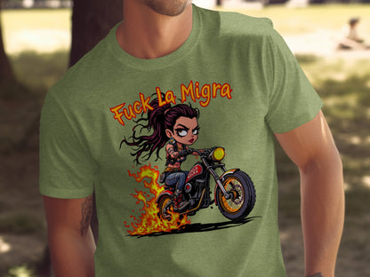 Bold Graphic Rider Print T-Shirt product