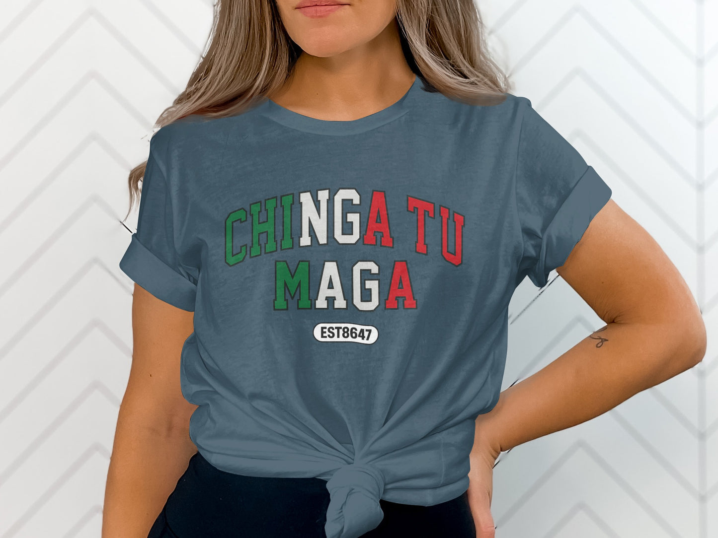 Chingatu Maga Graphic Statement Tee EST8647 Shirt