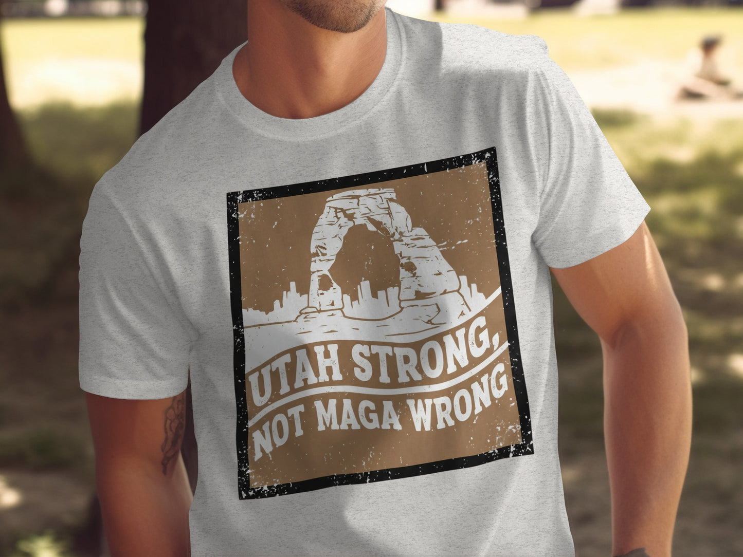 Utah Strong Not Maga Wrong Graphic Shirt product
