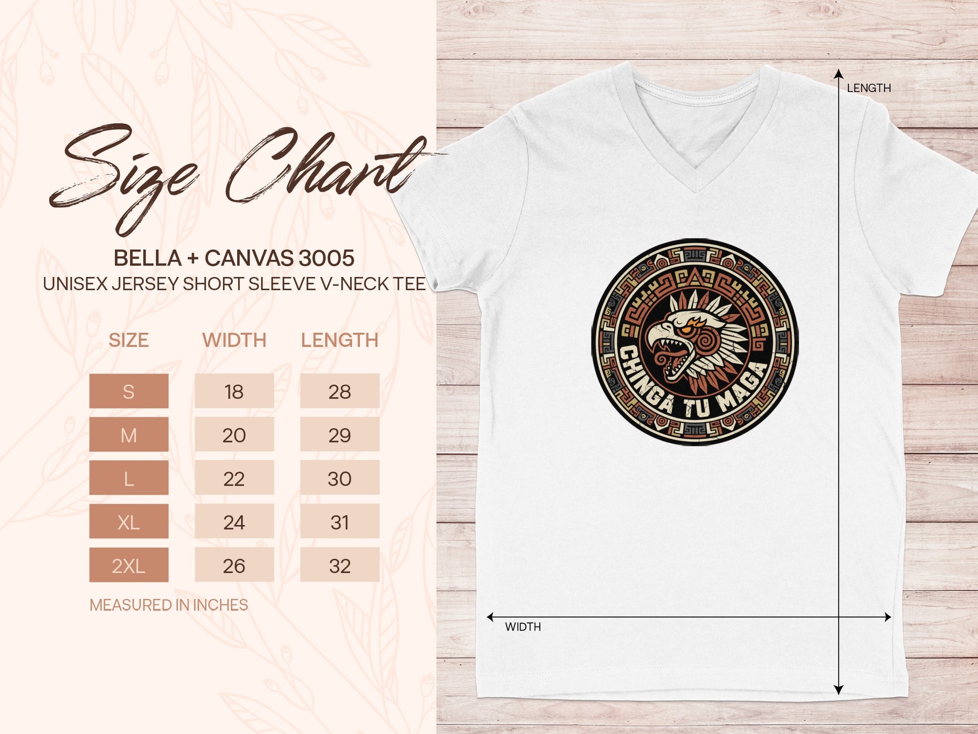 Ganga Tu Maat Hockey Logo Designed V Neck Tee product