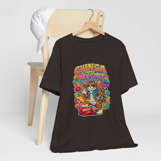CHINGA TU MEOW MAGA Cat Finger Psychedelic product type