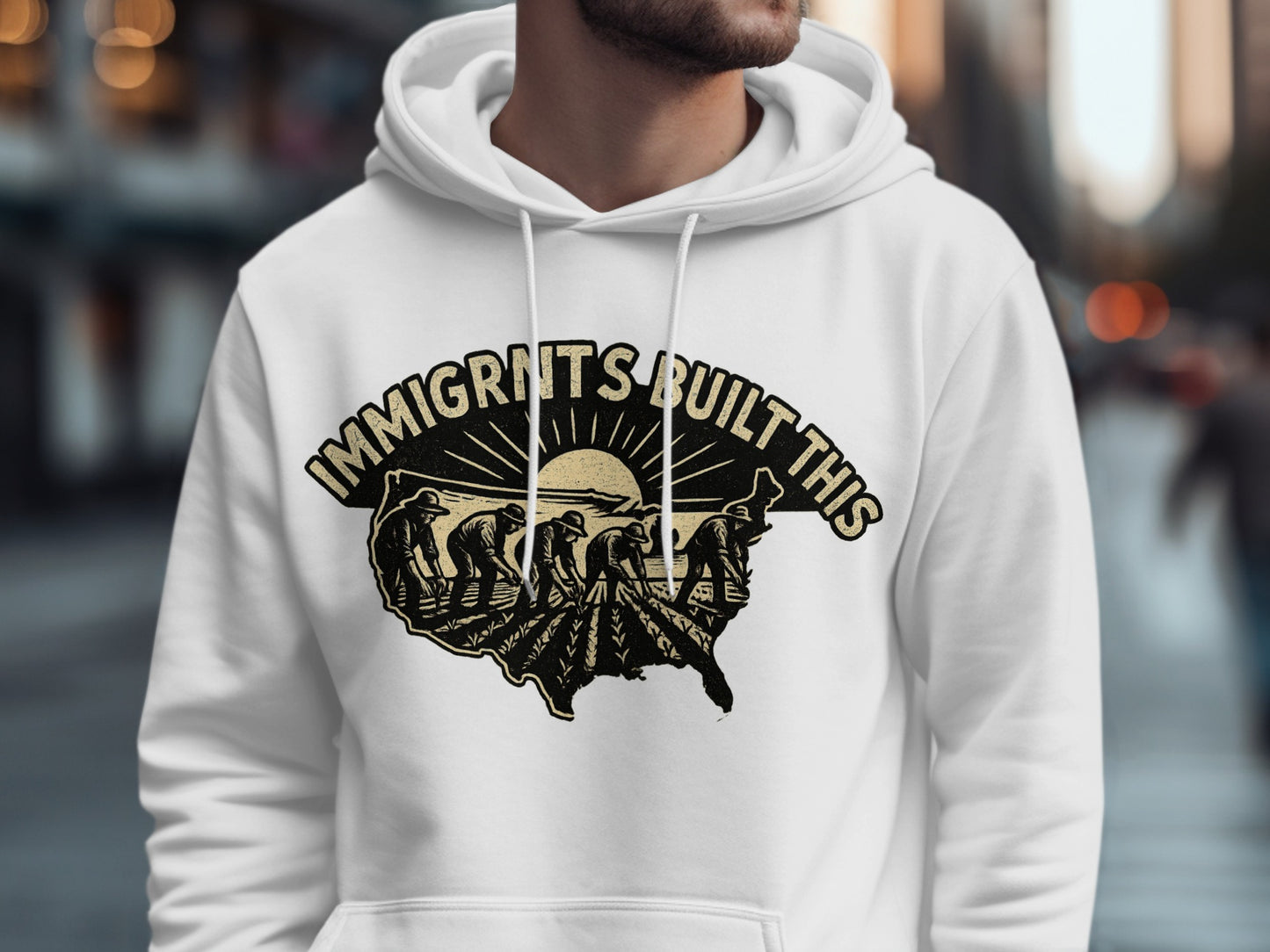 Immigrants Built This Graphic Printed Hoodie product