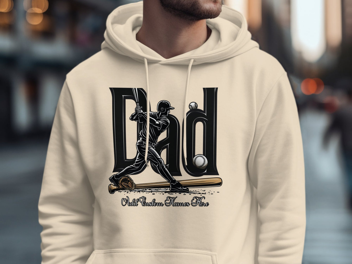 Dad Vintage Baseball Theme Hoodie product