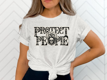 Protect People Graphic T-Shirt for Casual Wear
